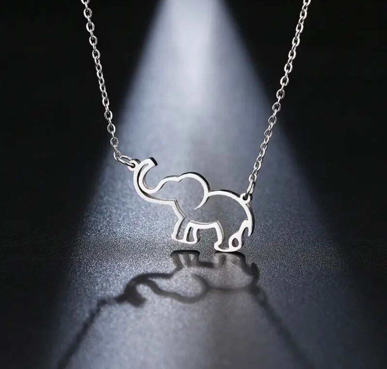 Beautiful Stainless Steel Elephant Necklace