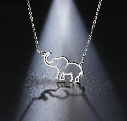 Beautiful Stainless Steel Elephant Necklace