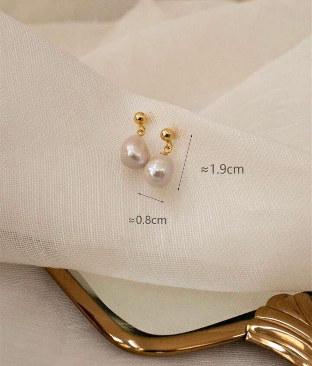 Beautiful Pearl Drop Earrings