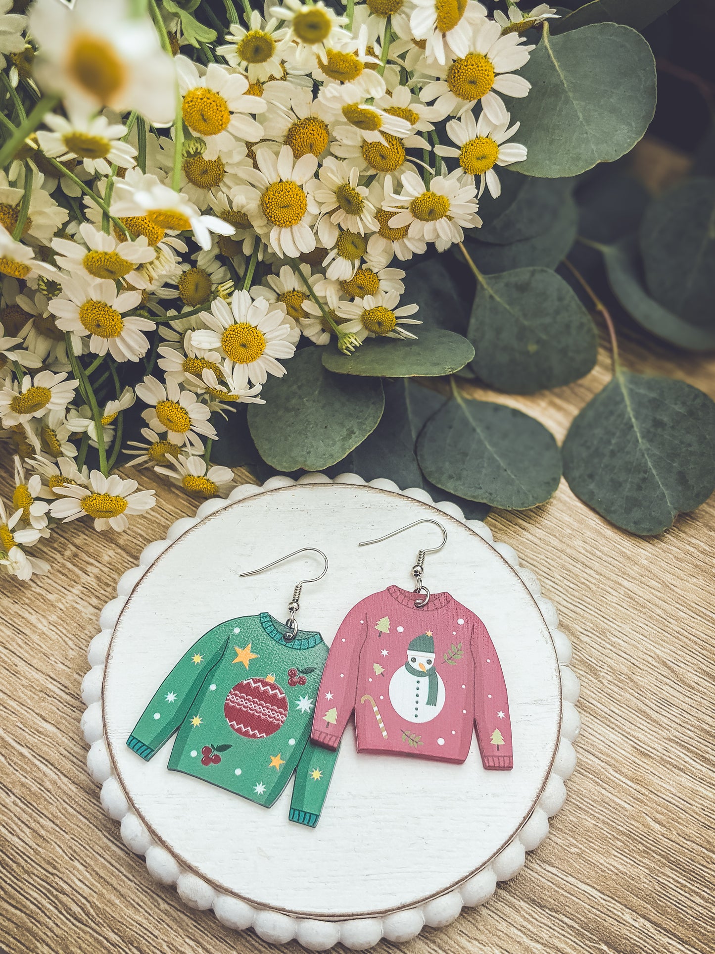 Adorable Christmas Sweater Earrings