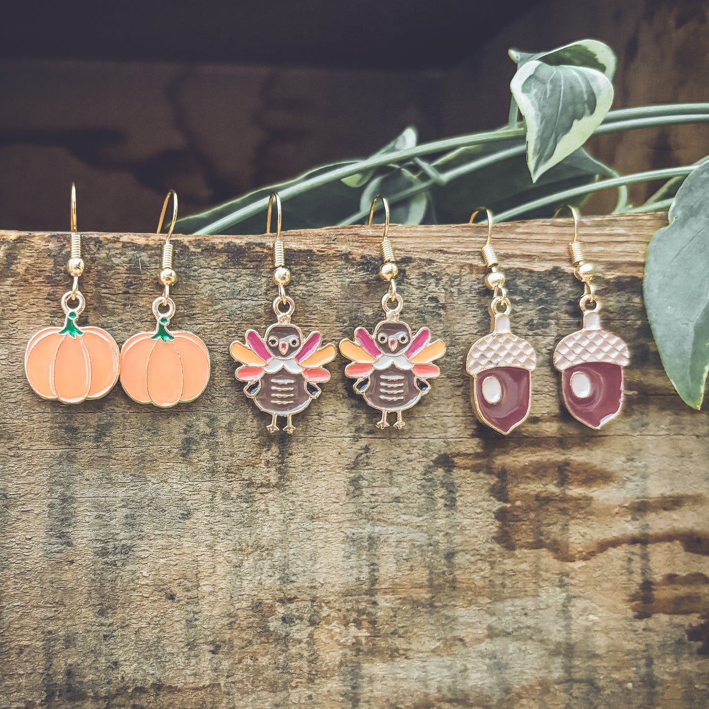 Adorable Fall Earring Set