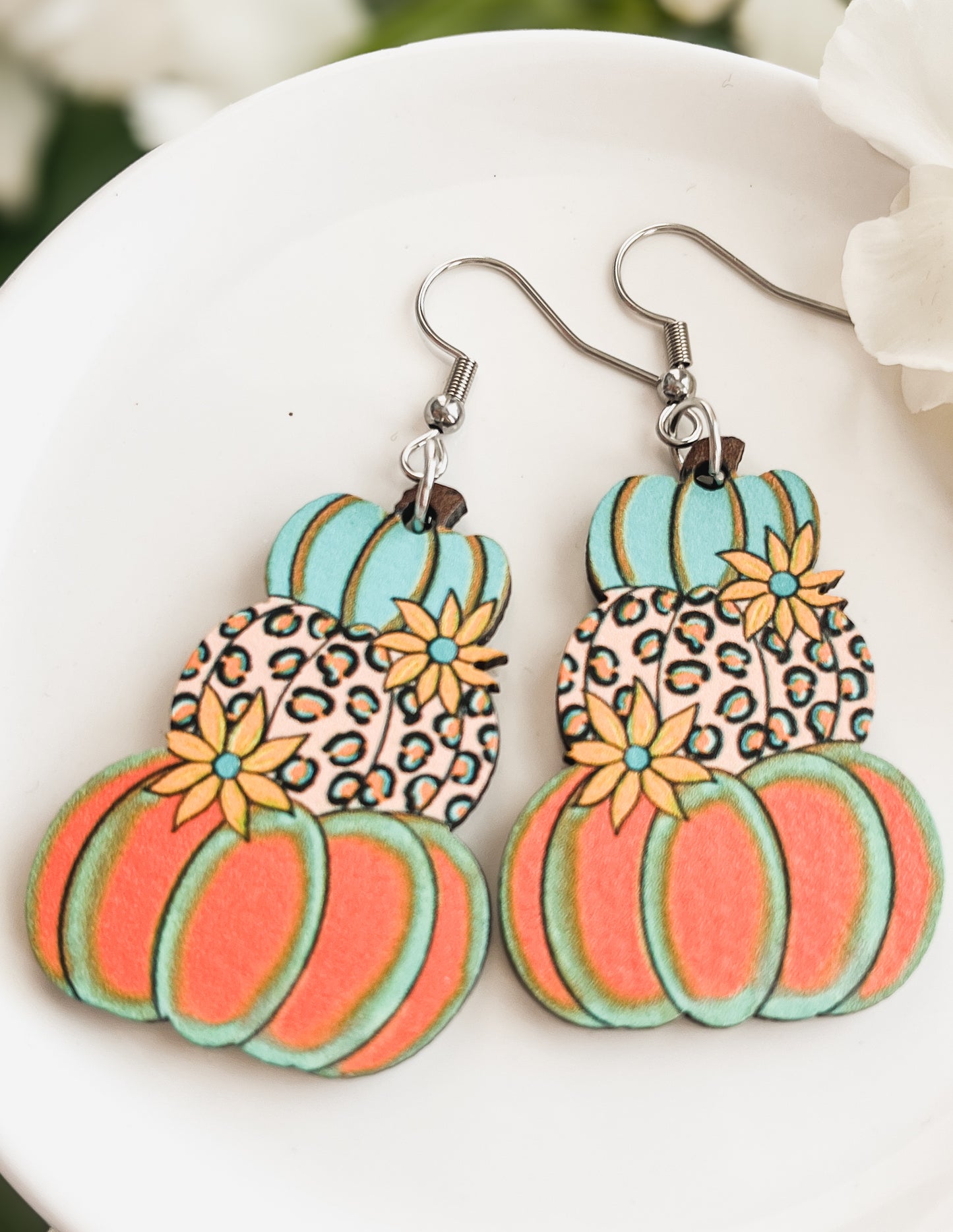 Adorable Fall Pumpkin Earrings