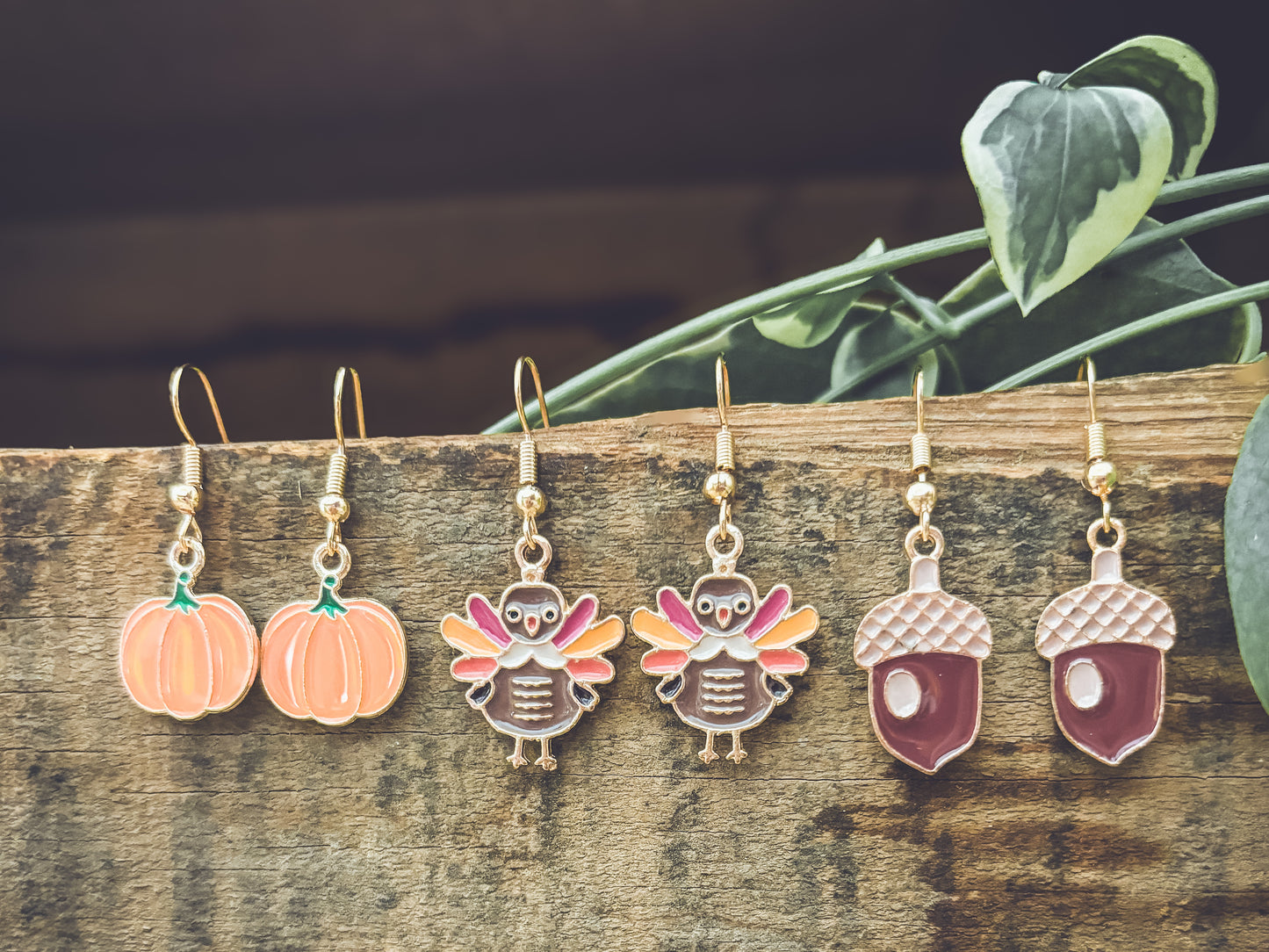 Adorable Fall Earring Set