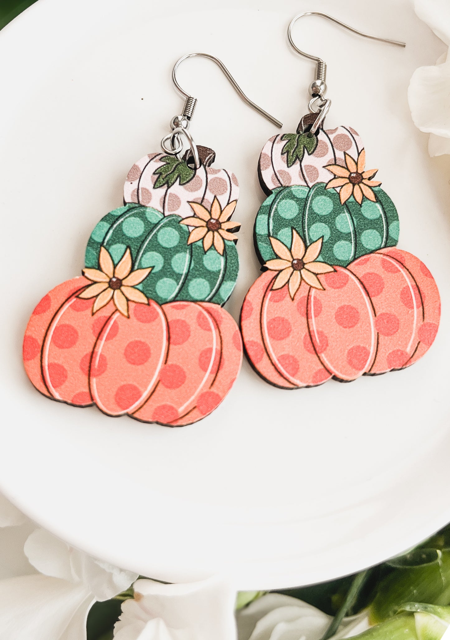 Adorable Fall Pumpkin Earrings