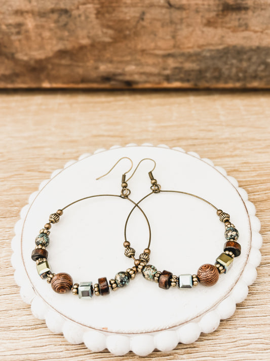 Bohemian Hoop Earrings