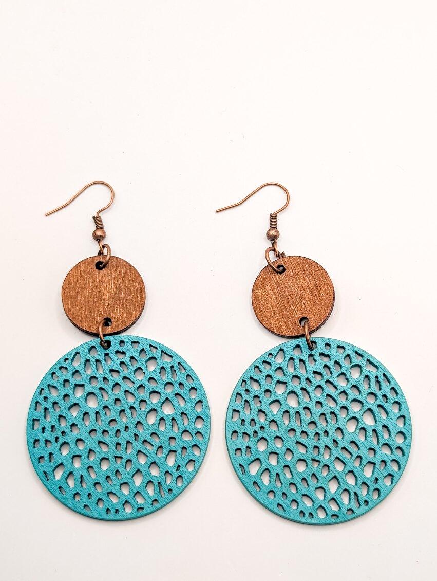 Beautiful Turquoise Drop Earring Set