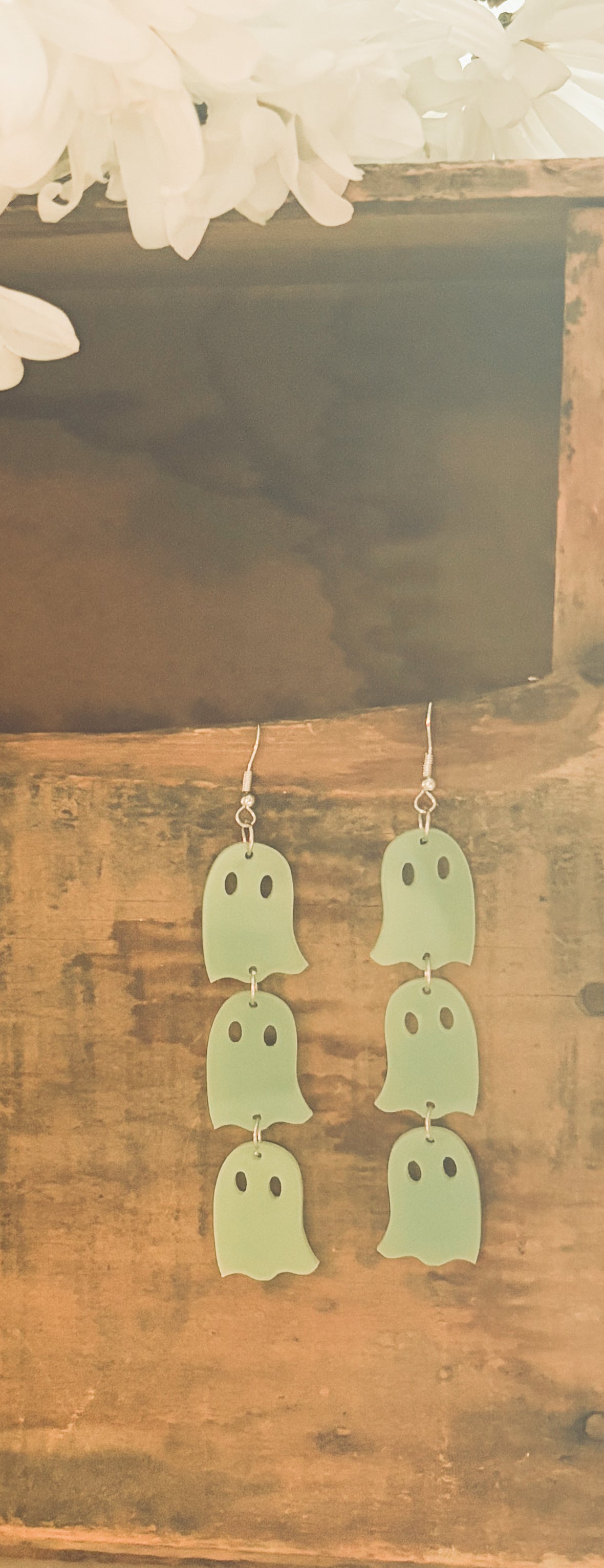 Cute Glow in The Dark Ghost Earrings