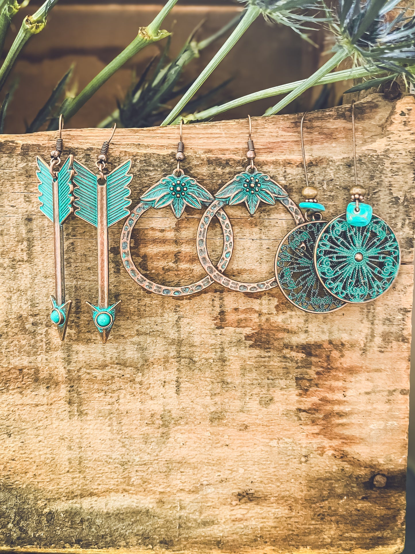 Beautiful Bohemian Earring Set - Set of 3