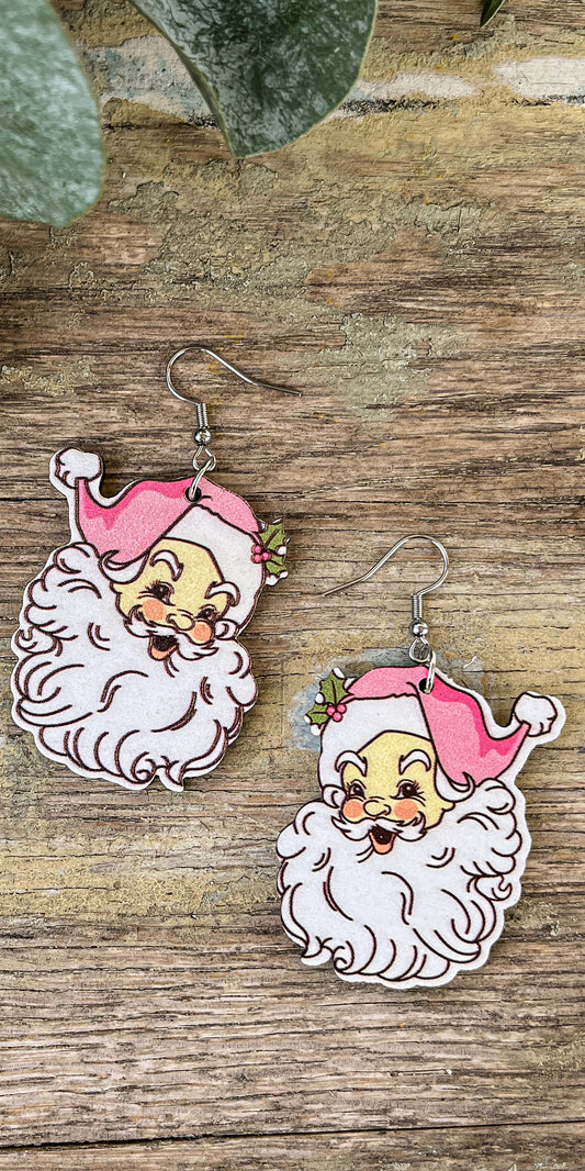 Adorable Santa Earrings