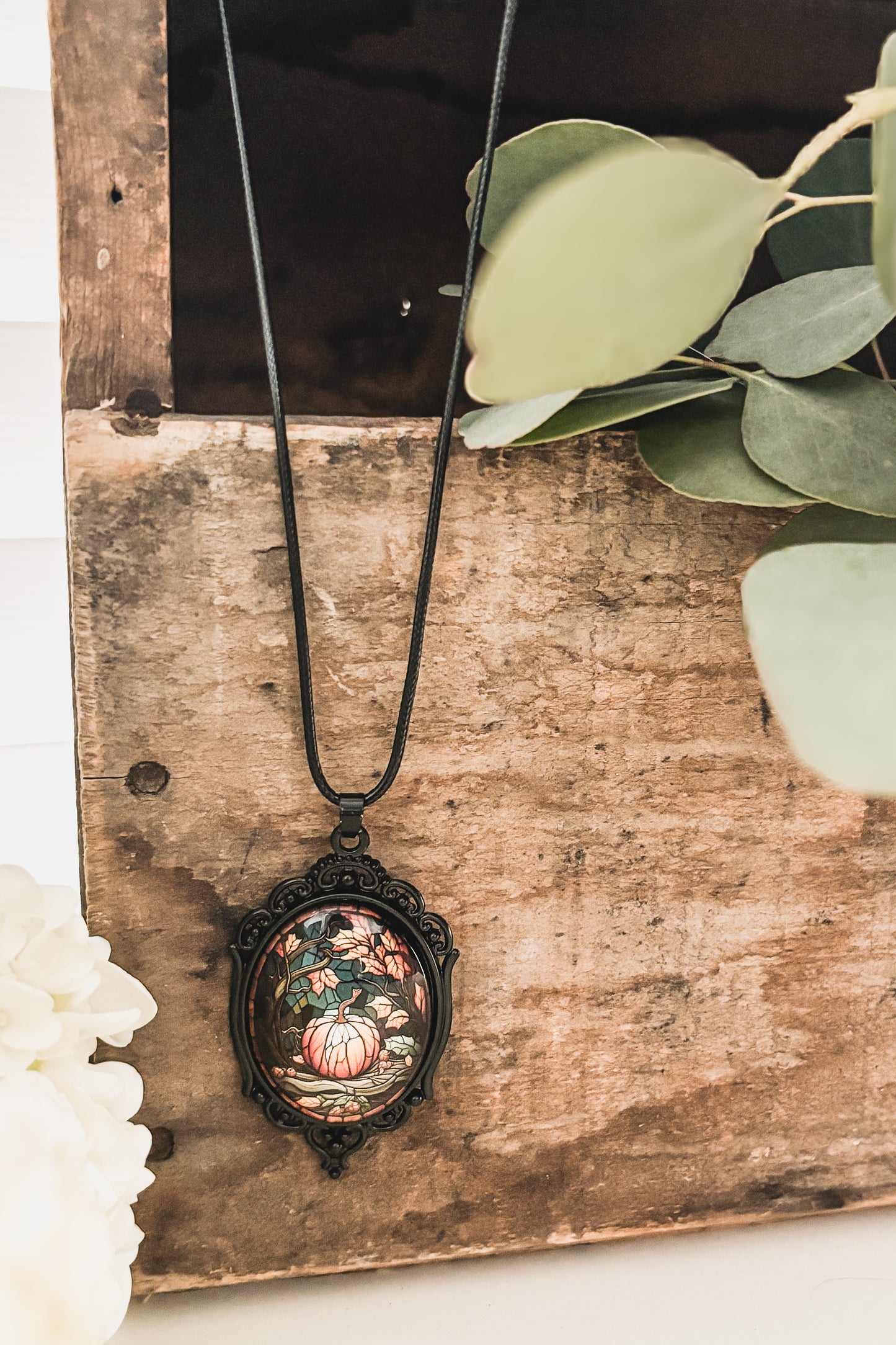 Beautiful Fall Pumpkin Necklace