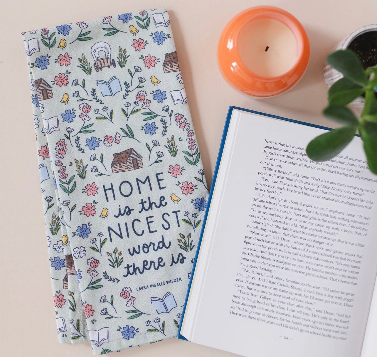 Home Is the Nicest Word - Prairie Tea Towel