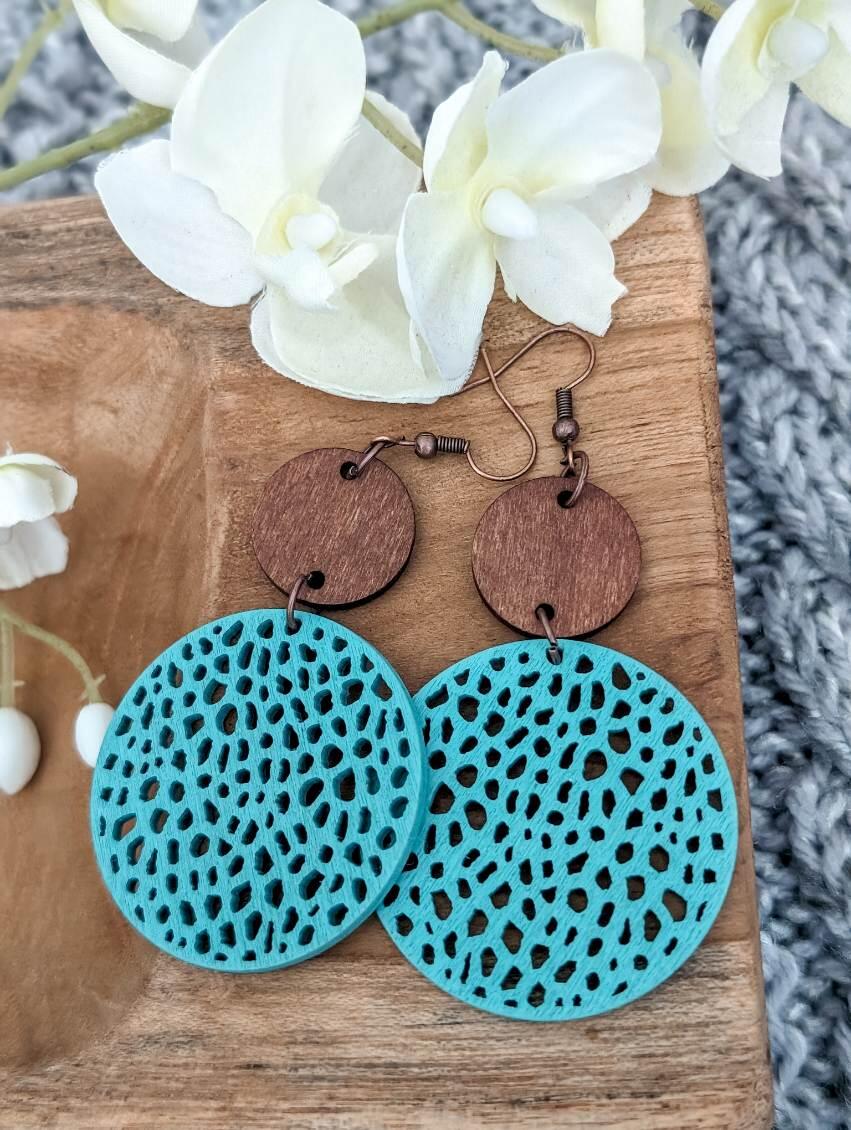 Beautiful Turquoise Drop Earring Set