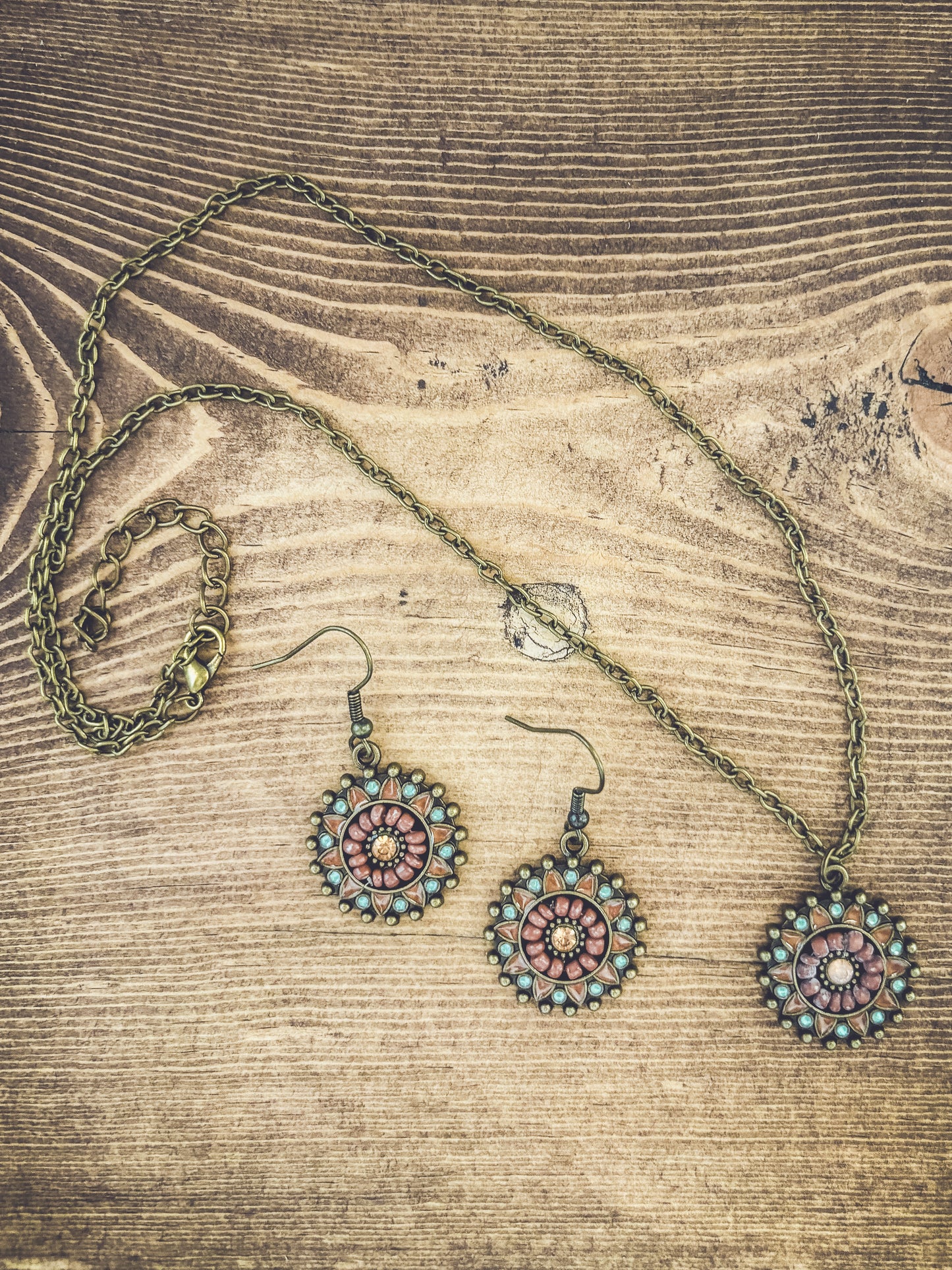 Beautiful Boho Necklace and Earring Set