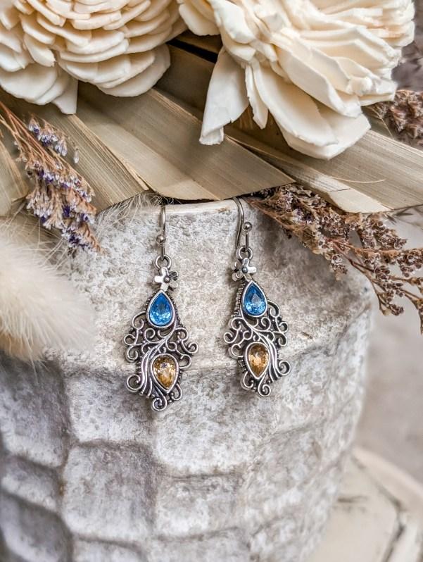 Beautiful Boho Silver Earrings