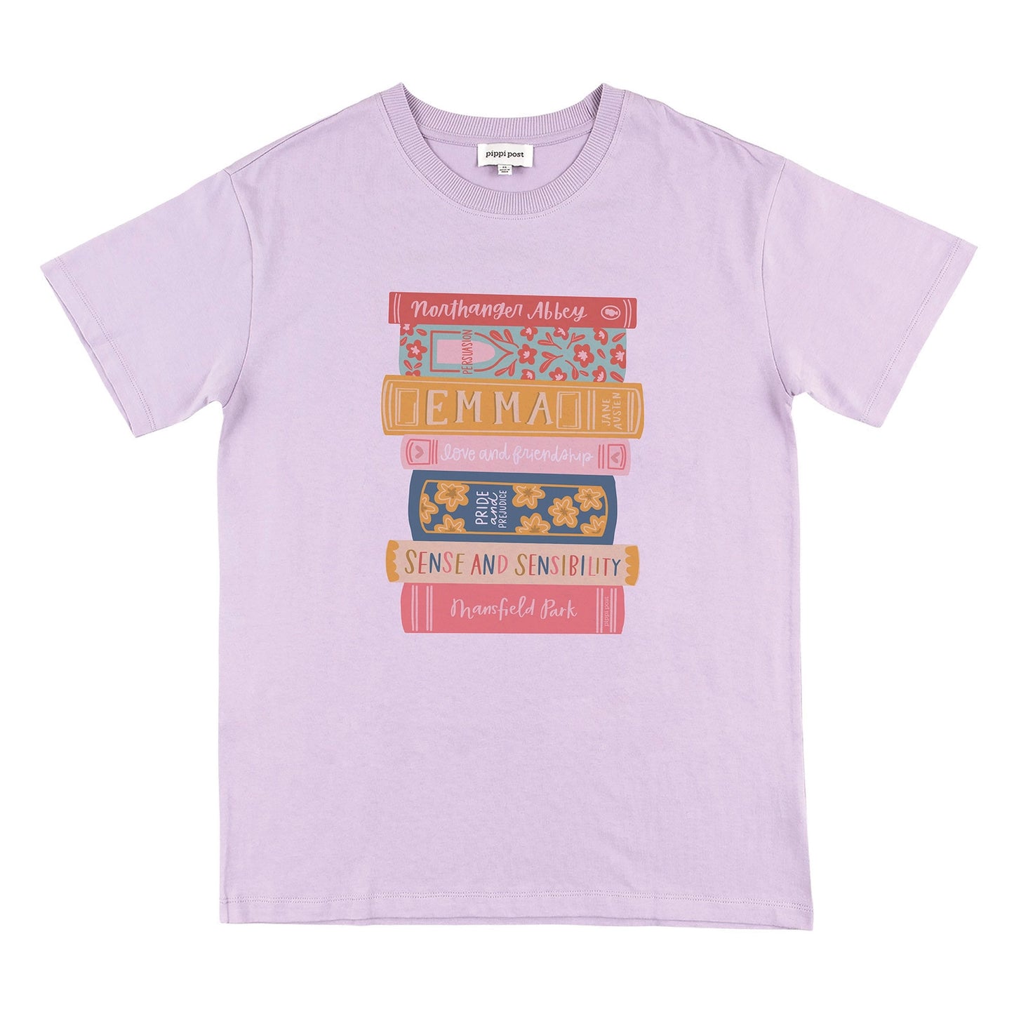 Book Stack - Pippi Tee - Lilac T-Shirt