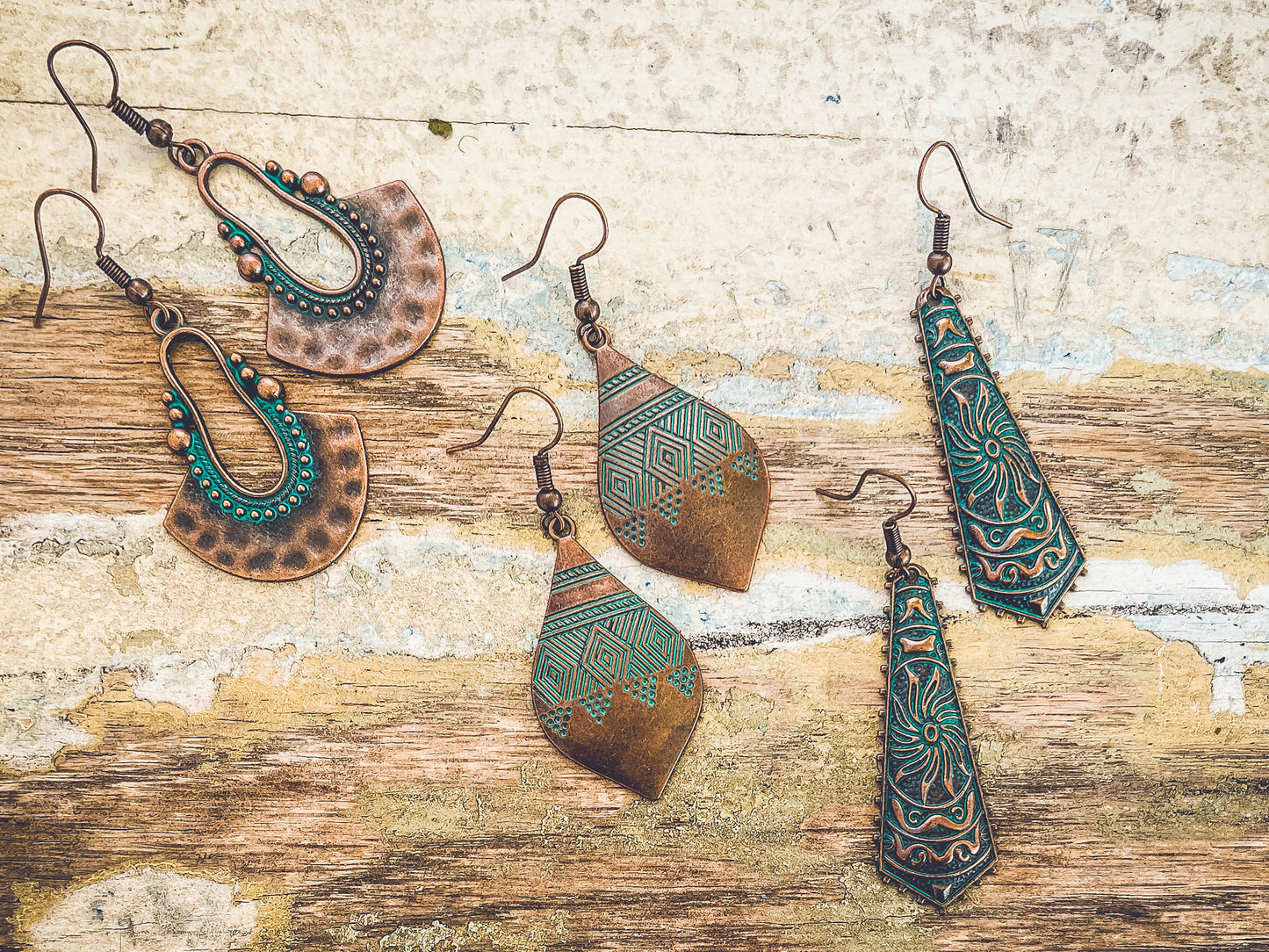 Beautiful Bohemian Earring Set - Set of 3