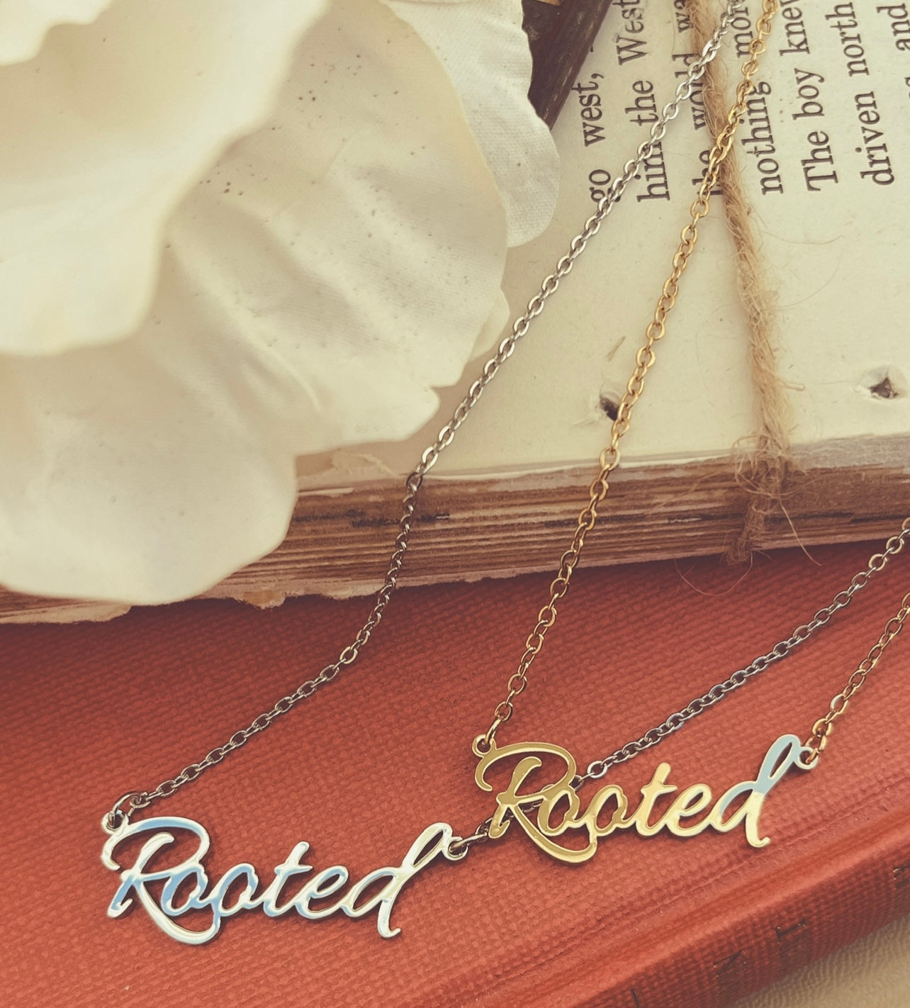 Rooted Necklace - Gold or Silver