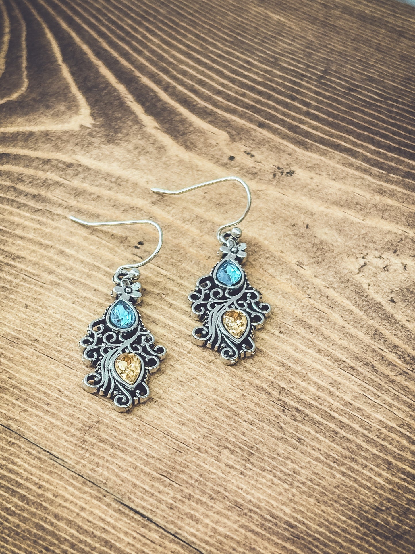 Beautiful Boho Silver Earrings