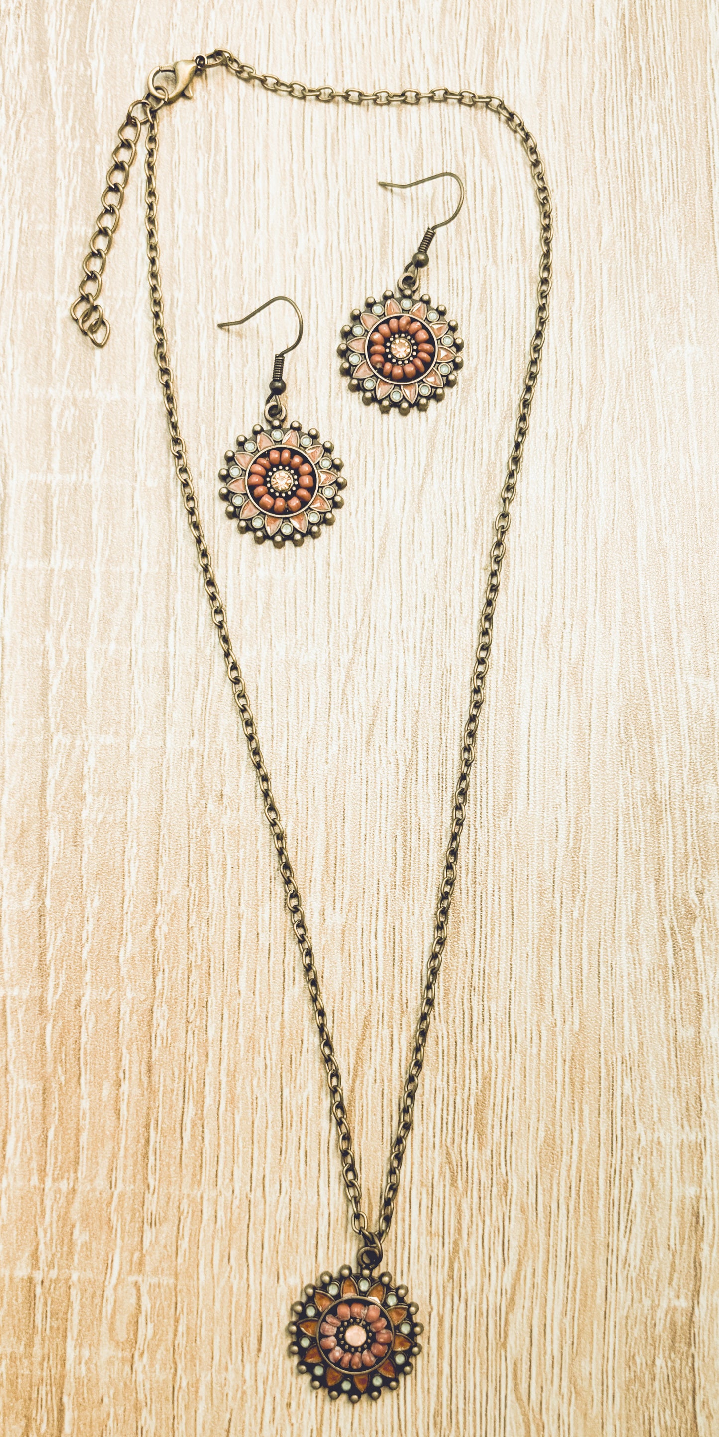 Beautiful Boho Necklace and Earring Set