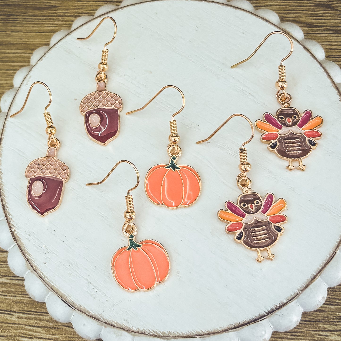 Adorable Fall Earring Set