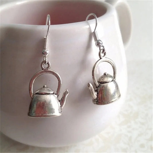 Adorable Tea Kettle Earrings