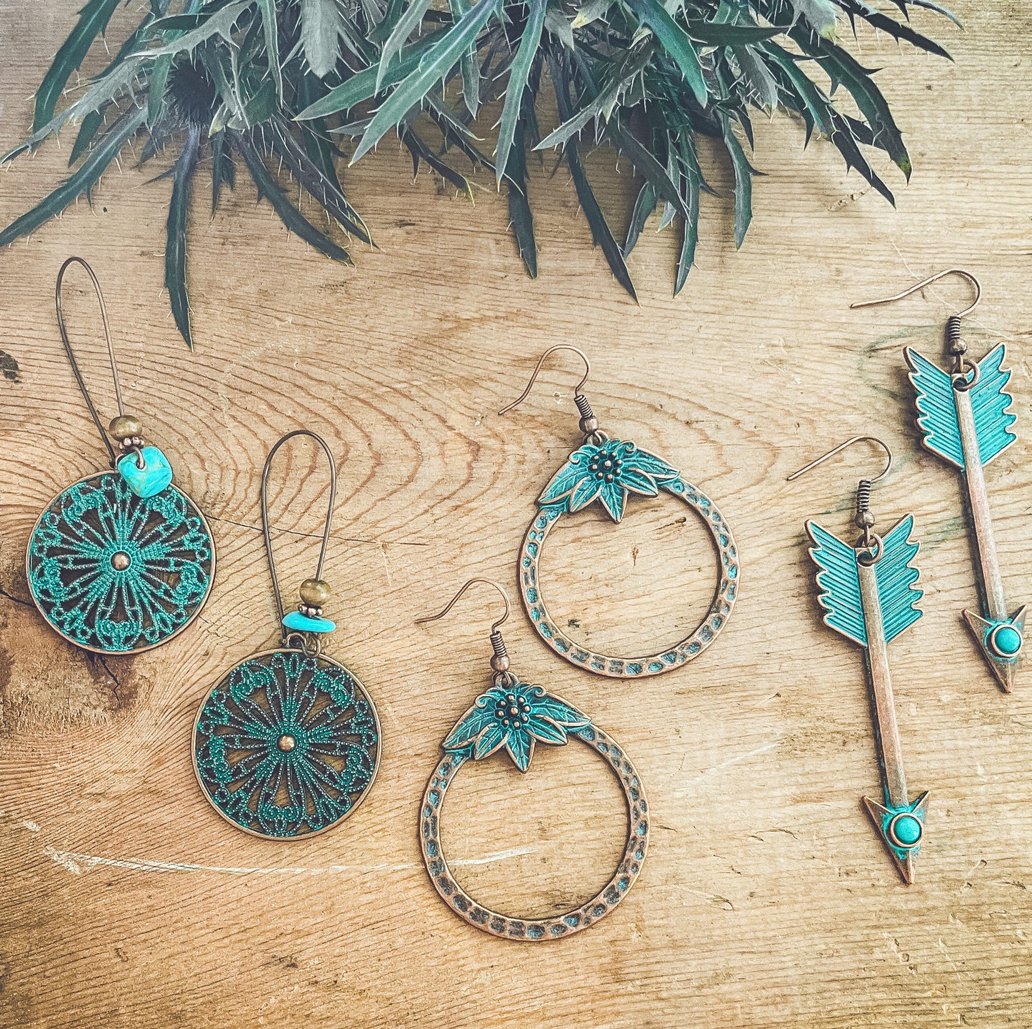 Beautiful Bohemian Earring Set - Set of 3