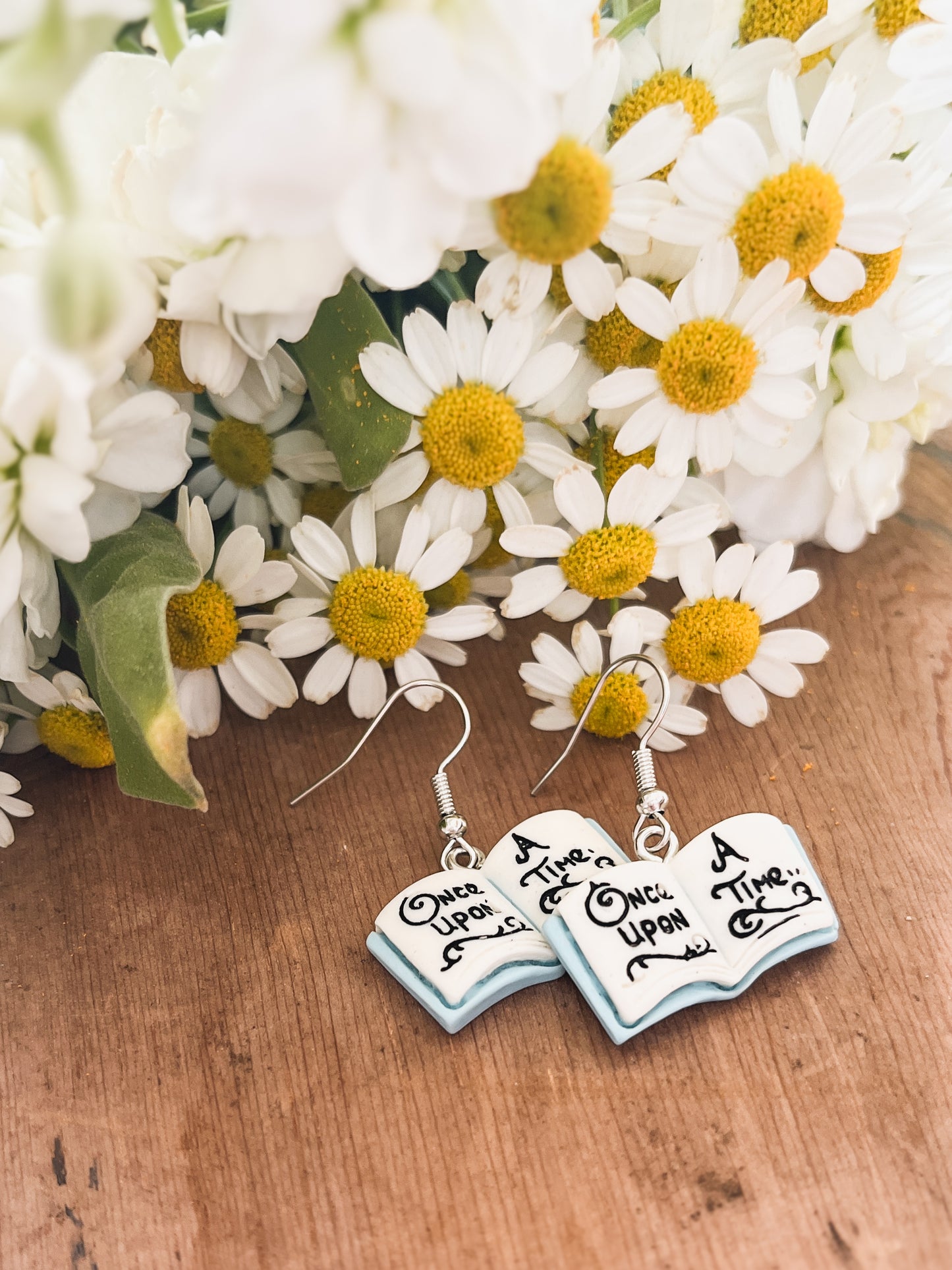 Adorable Fairy Tale Book Earrings