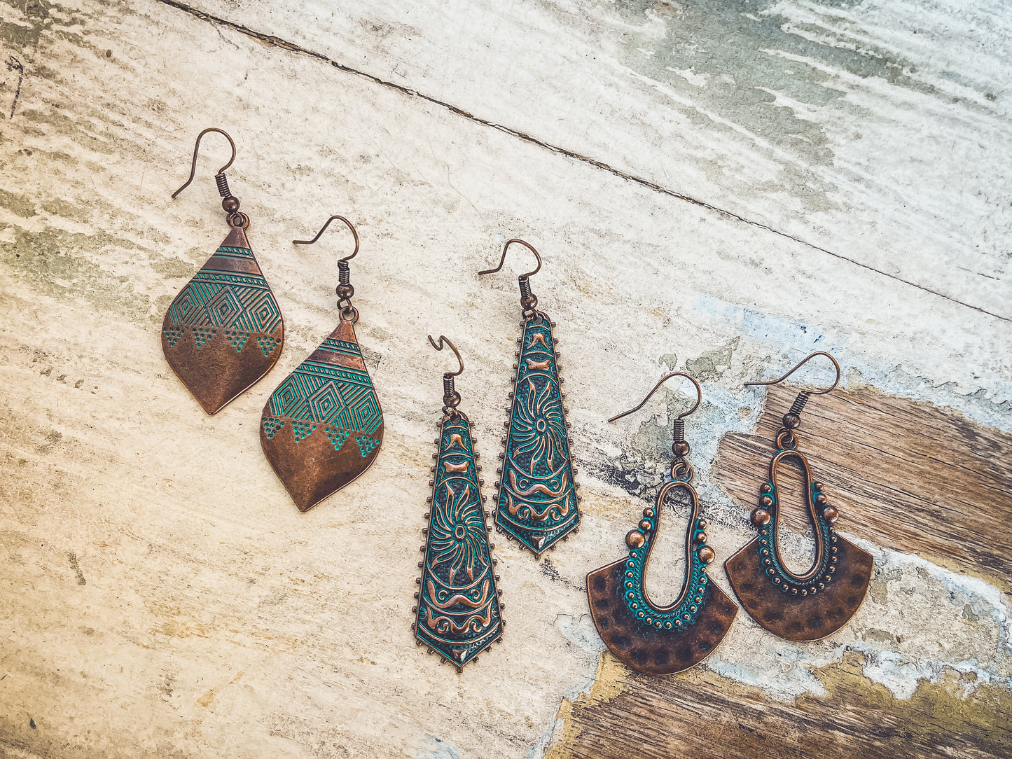 Beautiful Bohemian Earring Set - Set of 3