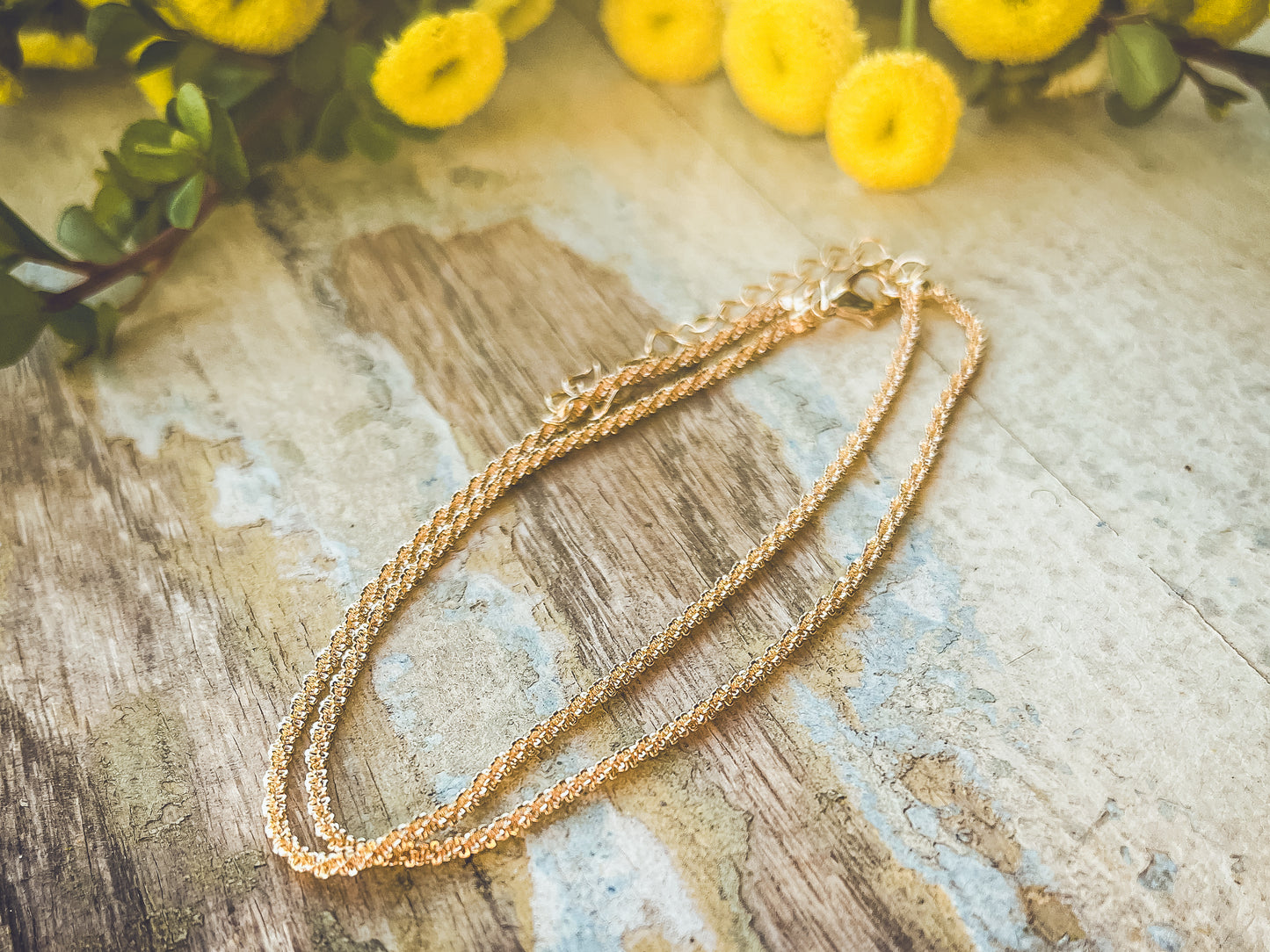 Beautiful Dainty Gold Anklet