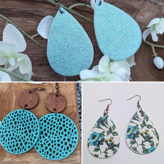 Beautiful Turquoise Drop Earring Set