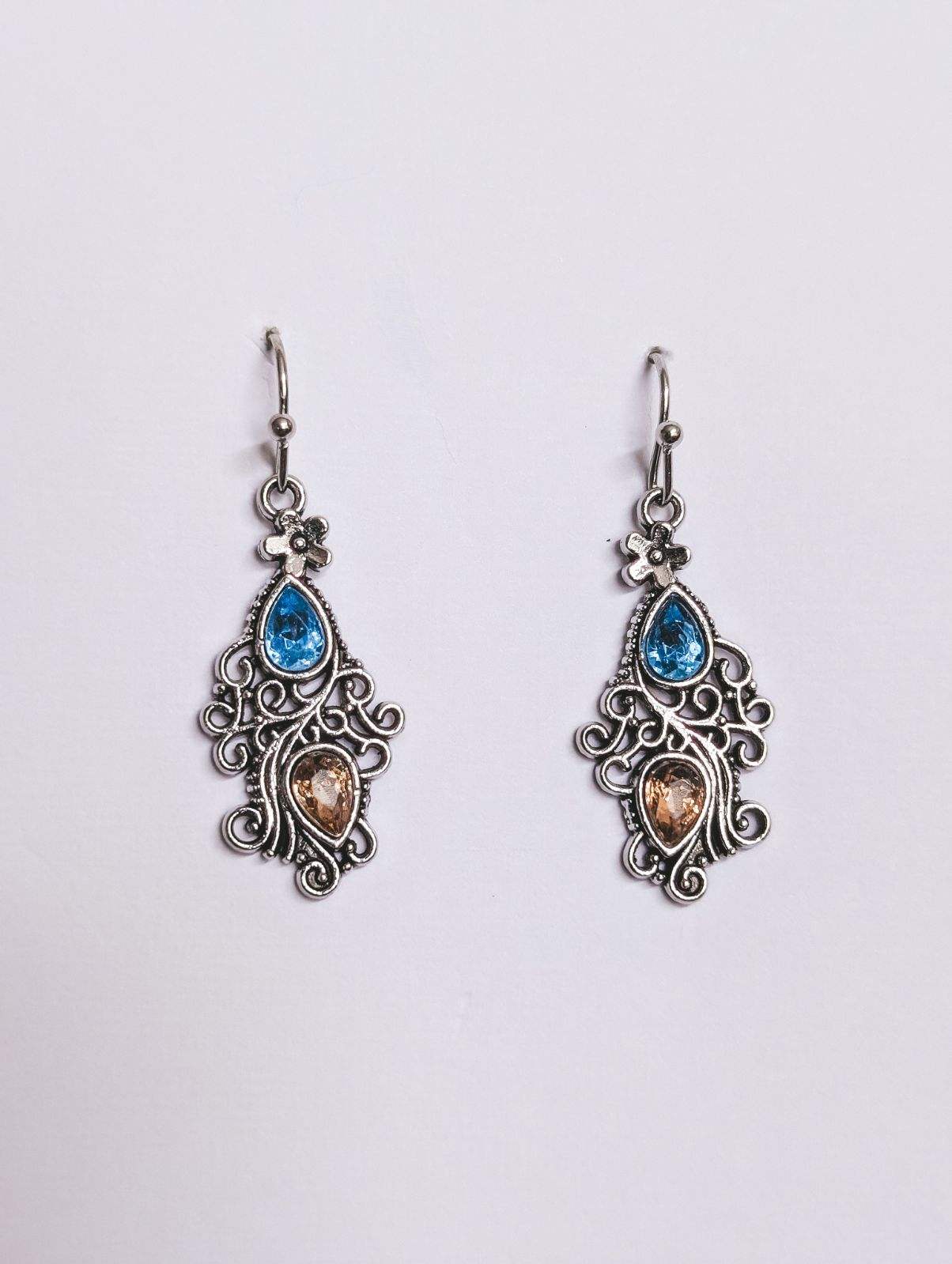 Beautiful Boho Silver Earrings