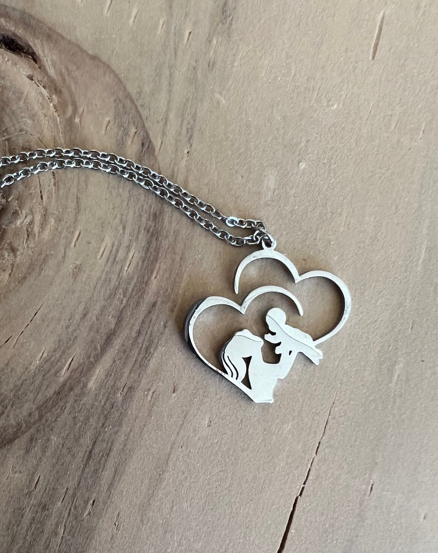 Beautiful Stainless Steel Mommy Necklace