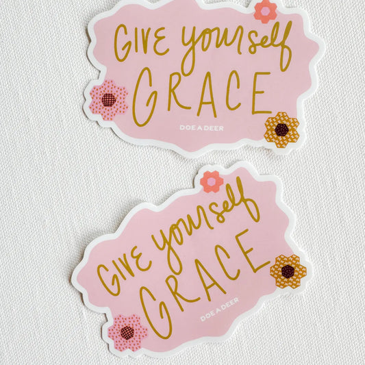 Give Yourself Grace - Sticker