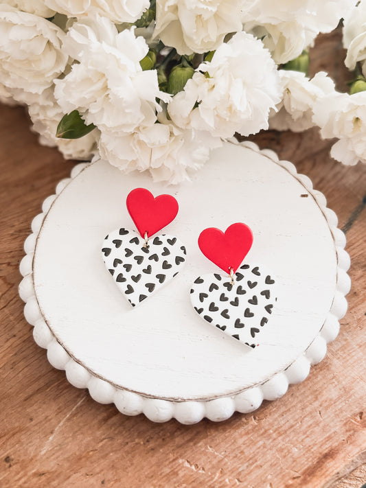 Adorable Valentines Heart Earrings