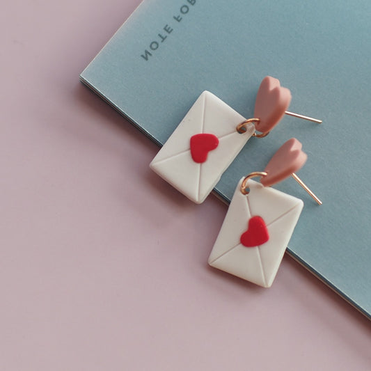 Adorable Valentine Envelope Earrings